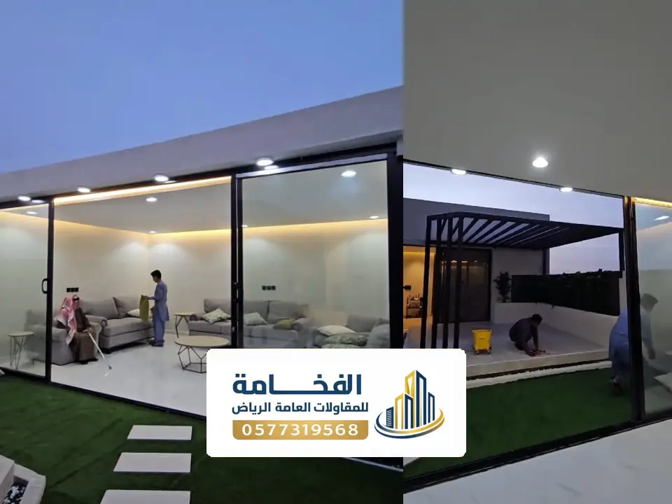 تنفيذ عمل حديقه بالسطح مع مجلس ودورة مياه بالملقا